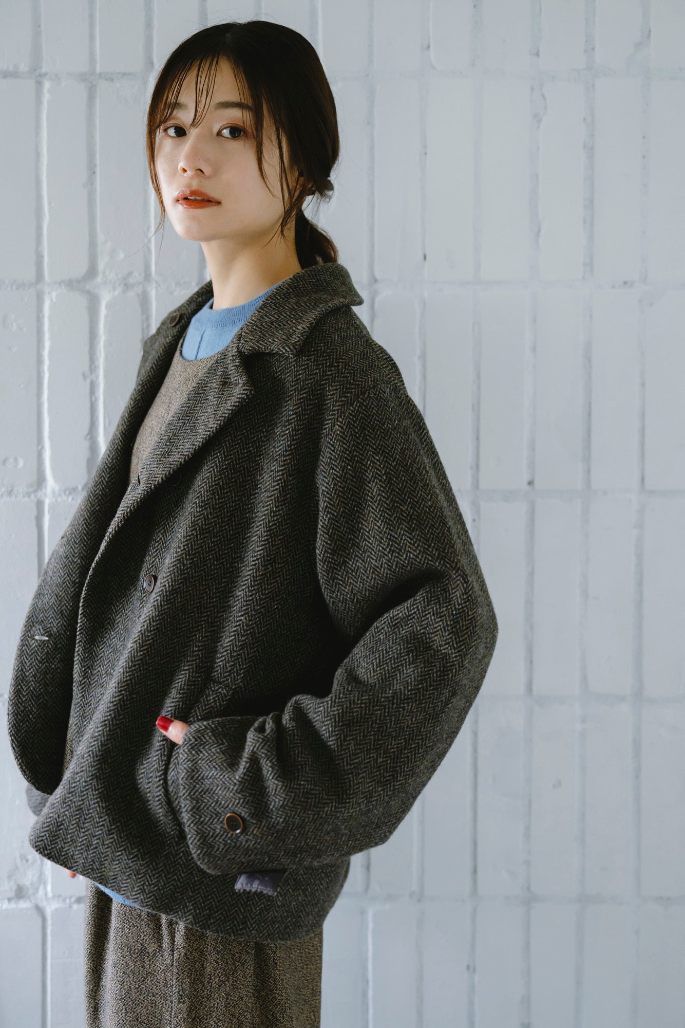 YARRA　ポリウールセミダブルジャケット　YR-1557-261