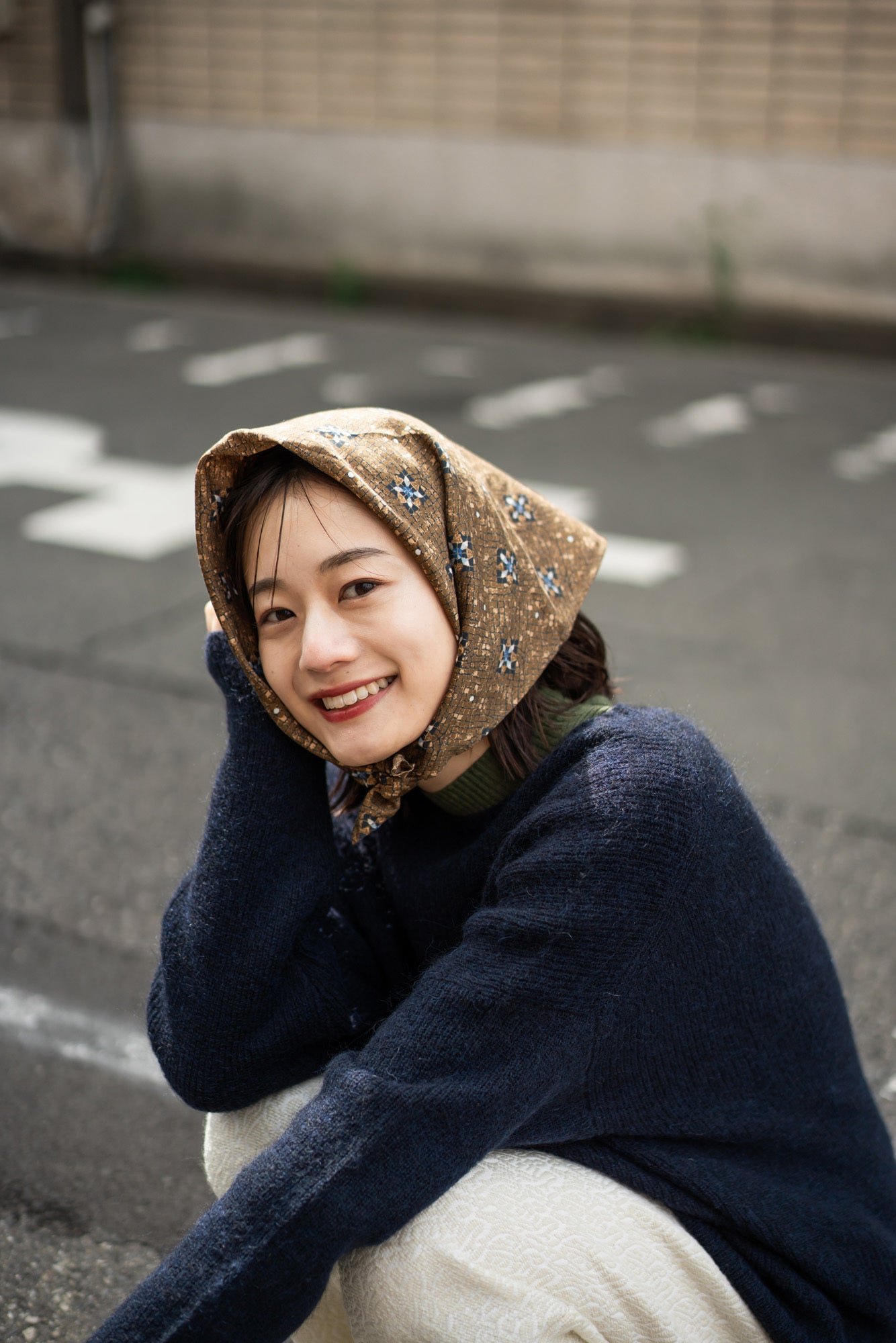 YARRA モヘアブレンドニットプルオーバー YR-1542-226