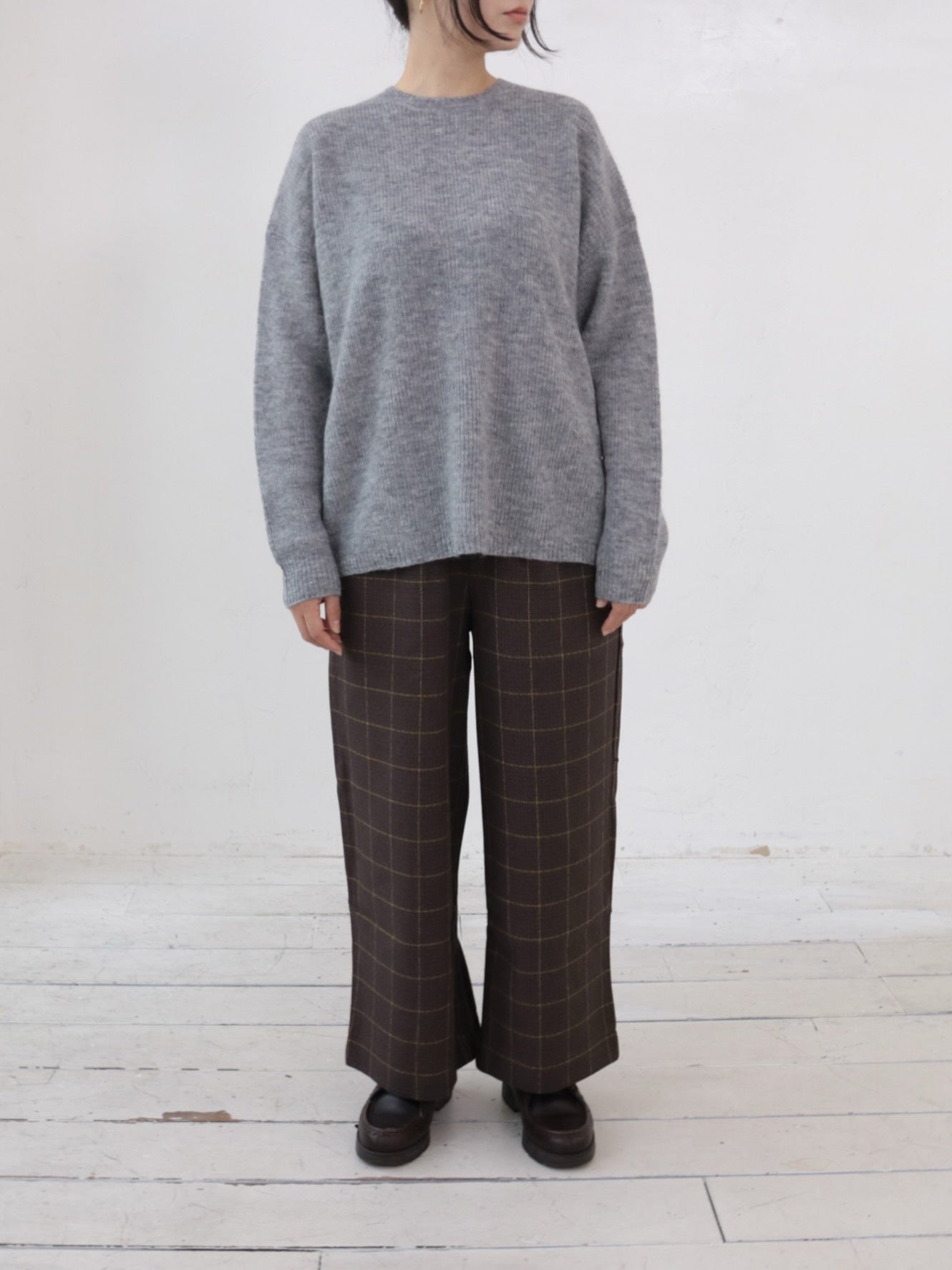 YARRA モヘアブレンドニットプルオーバー YR-1542-226