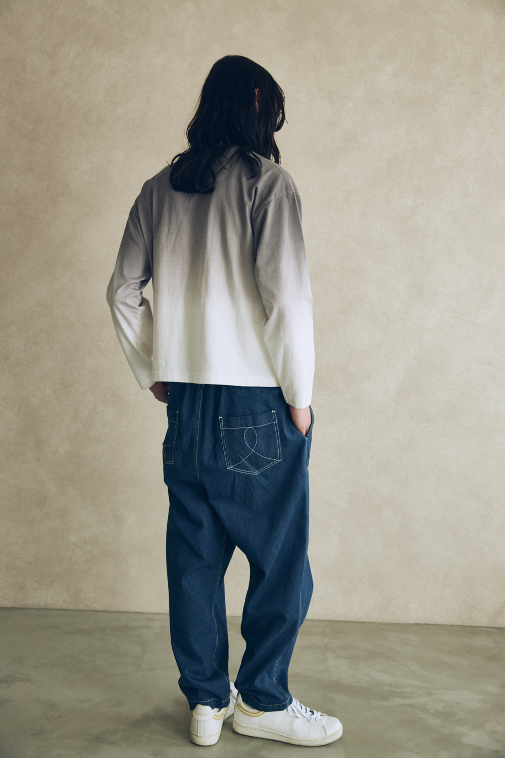 YARRA NEU　12OZムラ糸デニムイージーパンツ　NU-5545-412