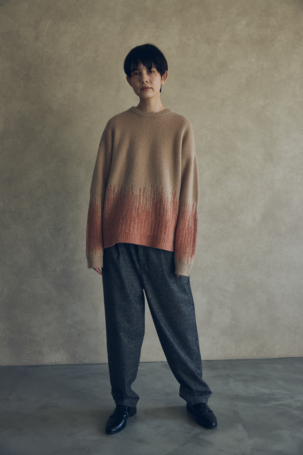 YARRA NEU　コンビJQDニットプルオーバー　NU-5552-421