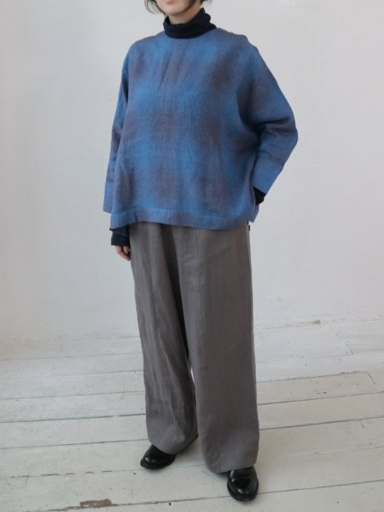 YARRA　リネン100デザインパンツ　YR-1545-216