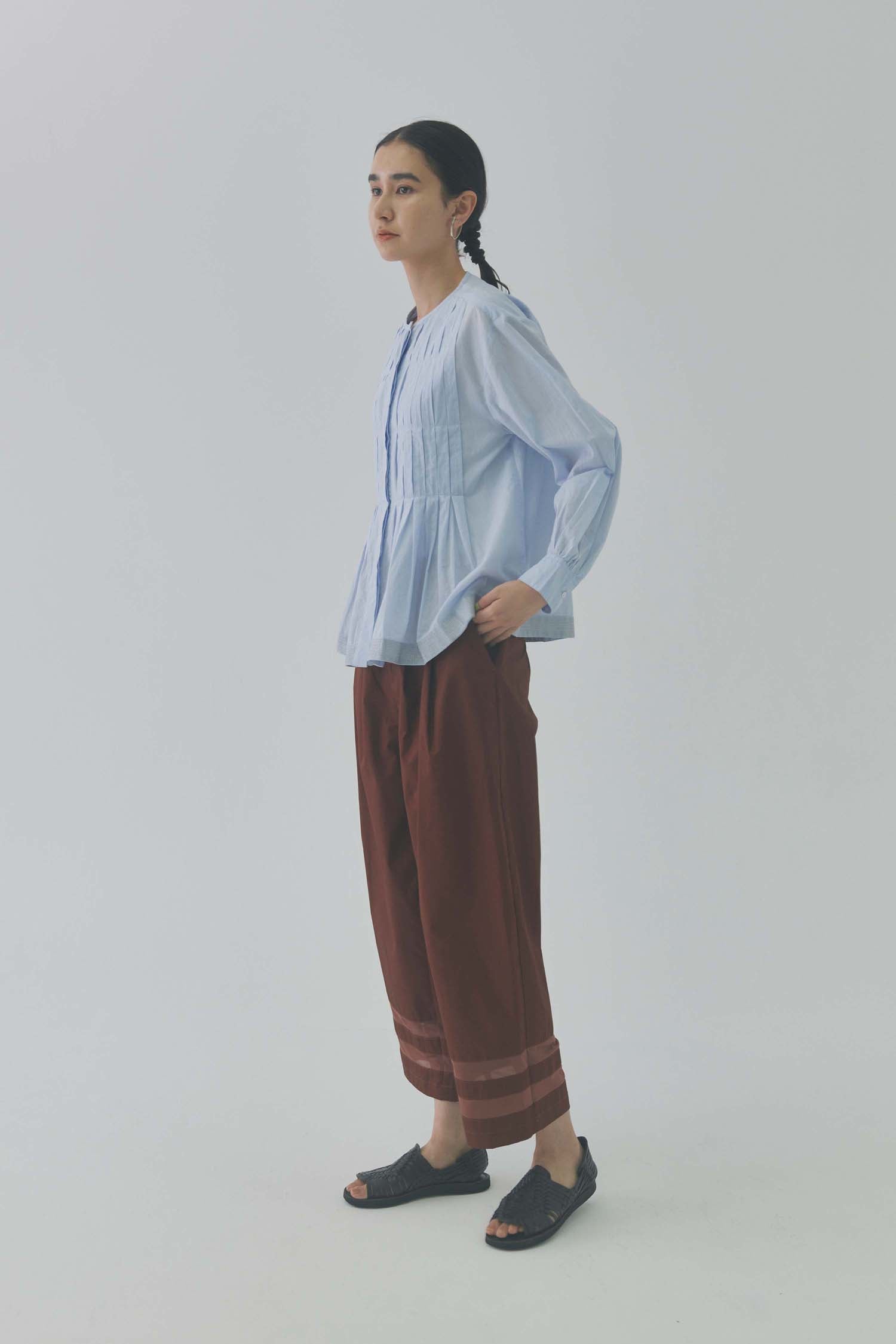 doux bleu　シアーラインワイドパンツ　DB-2415-037