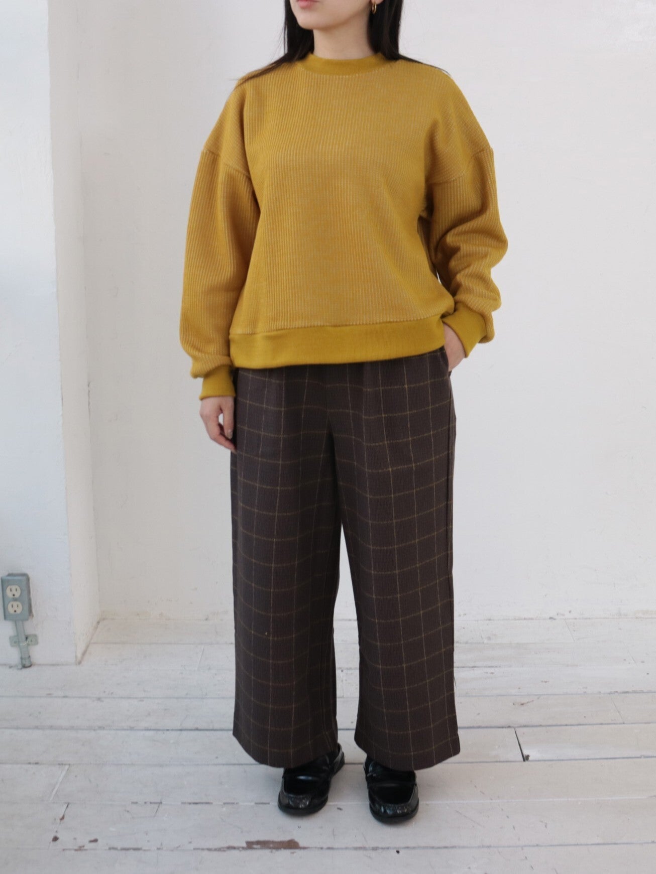 YARRA　JACKALLワッフルプルオーバー　YR-1551-272