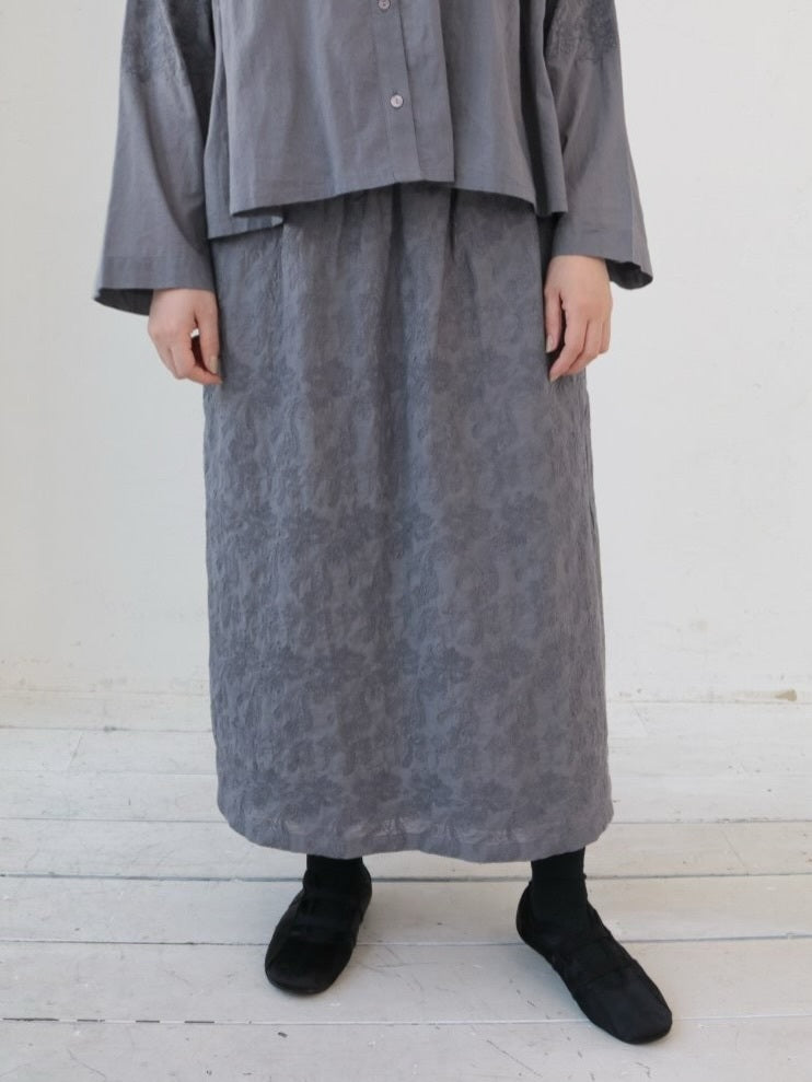 YARRA　INDIAボイル刺繍スカート　YR-1556-251