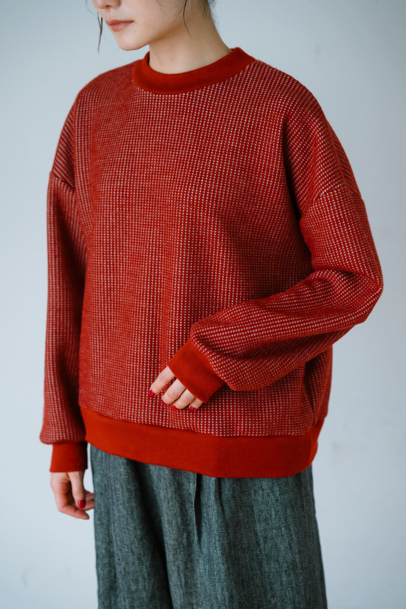 YARRA　JACKALLワッフルプルオーバー　YR-1551-272