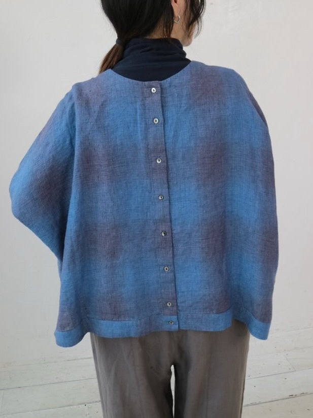 YARRA　リネン100ワイド２WAYブラウス　YR-1543-205