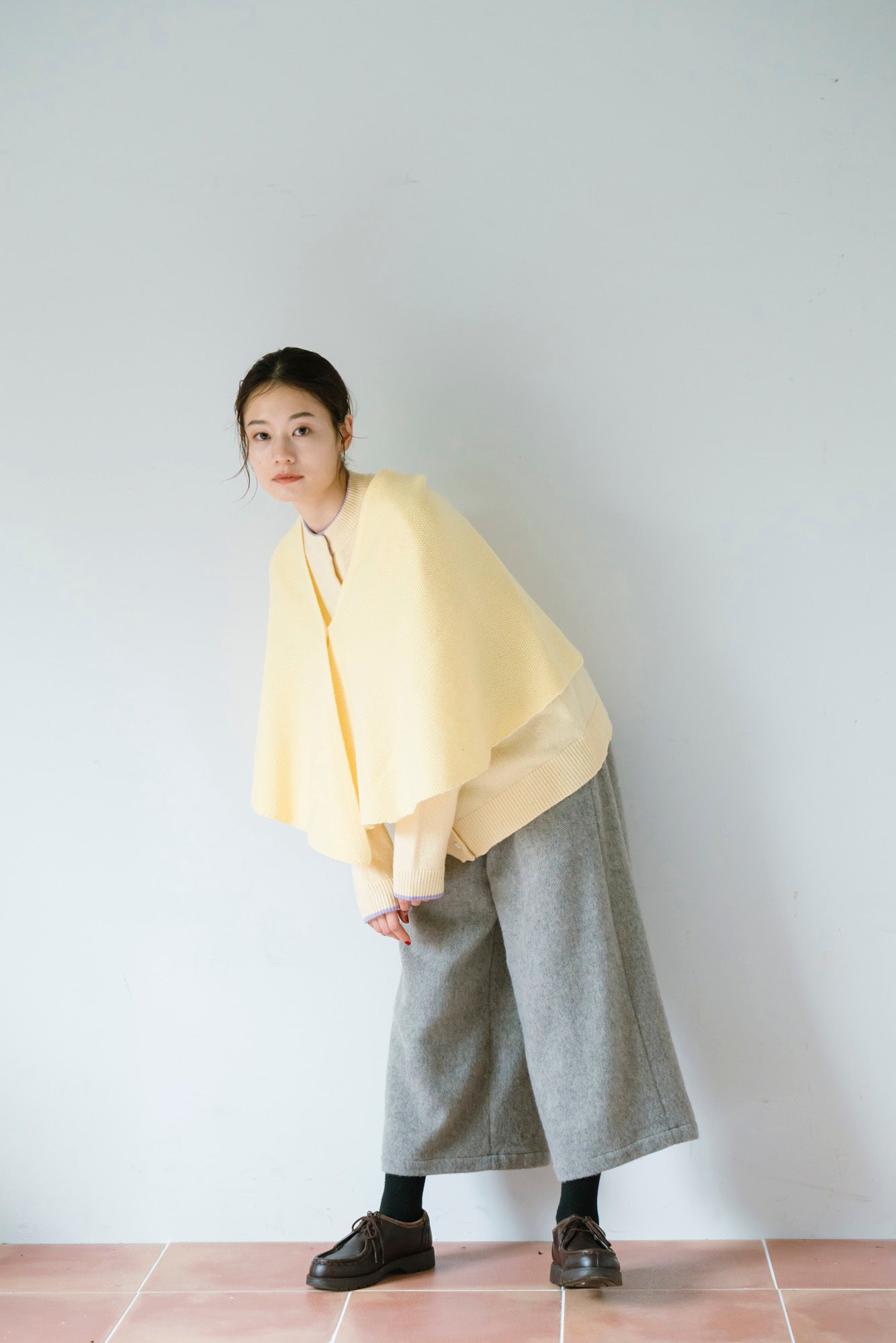 YARRA　エコウール裏付き９分丈パンツ　YR-1555-274