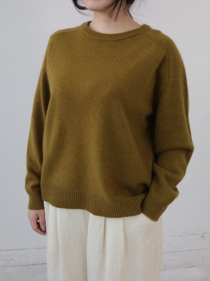 YARRA ラクーンブレンドニットプルオーバー YR-1552-278