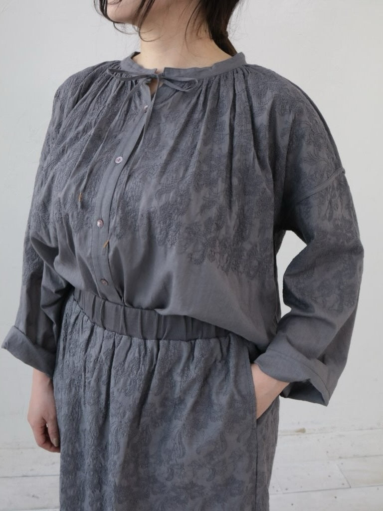 YARRA　INDIAボイル刺繍スカート　YR-1556-251