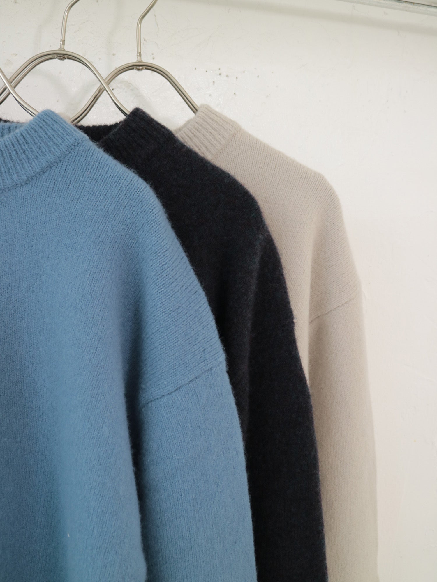 YARRA NEU ヤク混ニットプルオーバー NU-5552-418