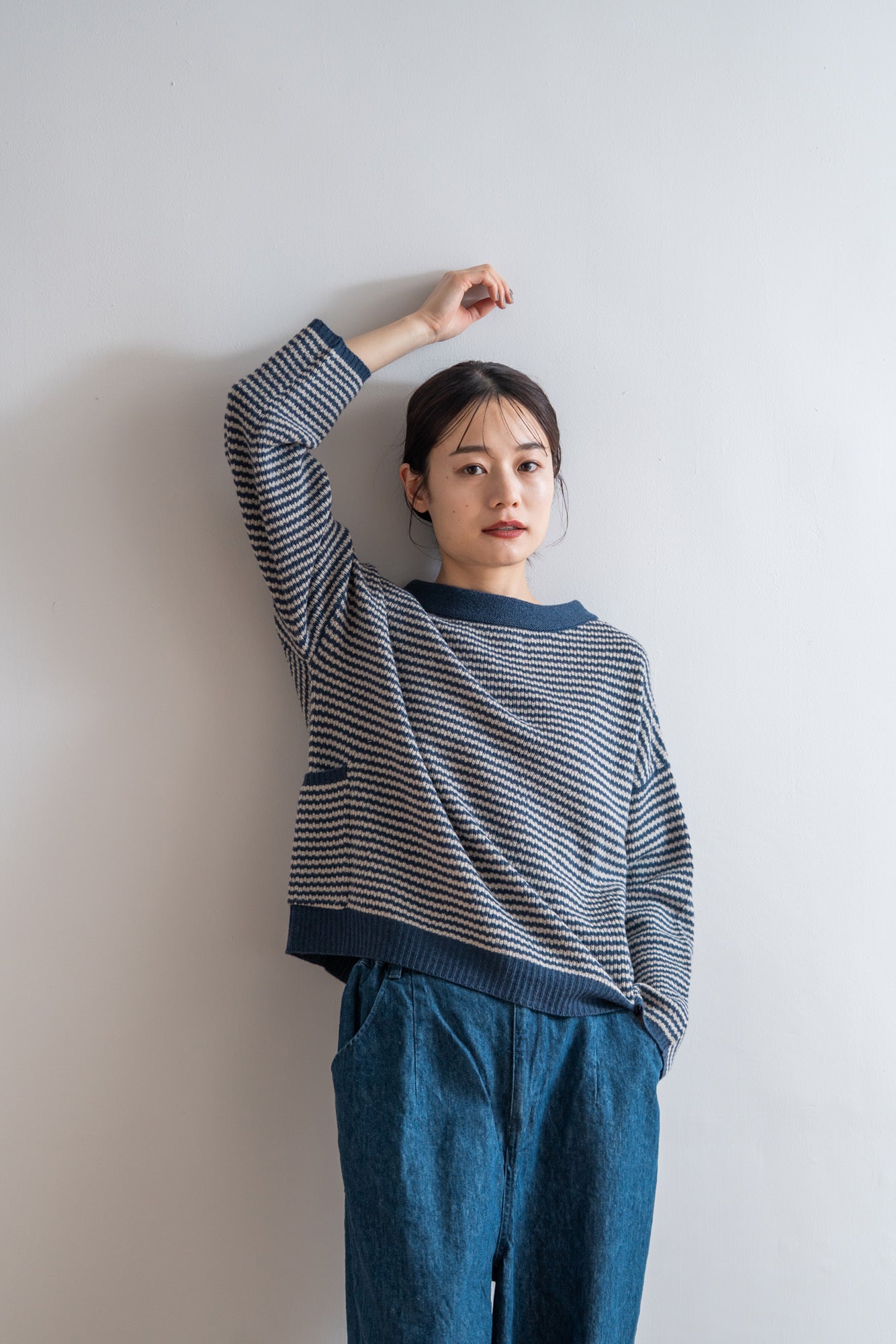 YARRA　イタリーメリノ2WAYカーディガン　YR-1542-231