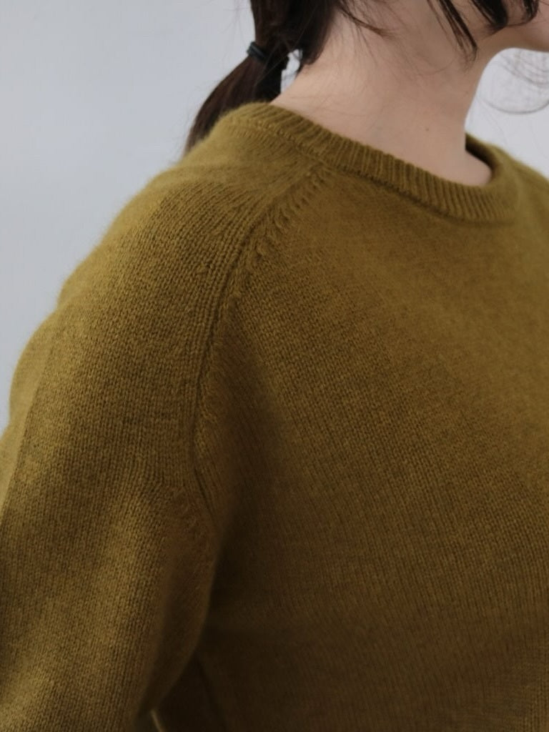 YARRA　ラクーンブレンドニットプルオーバー　YR-1552-278