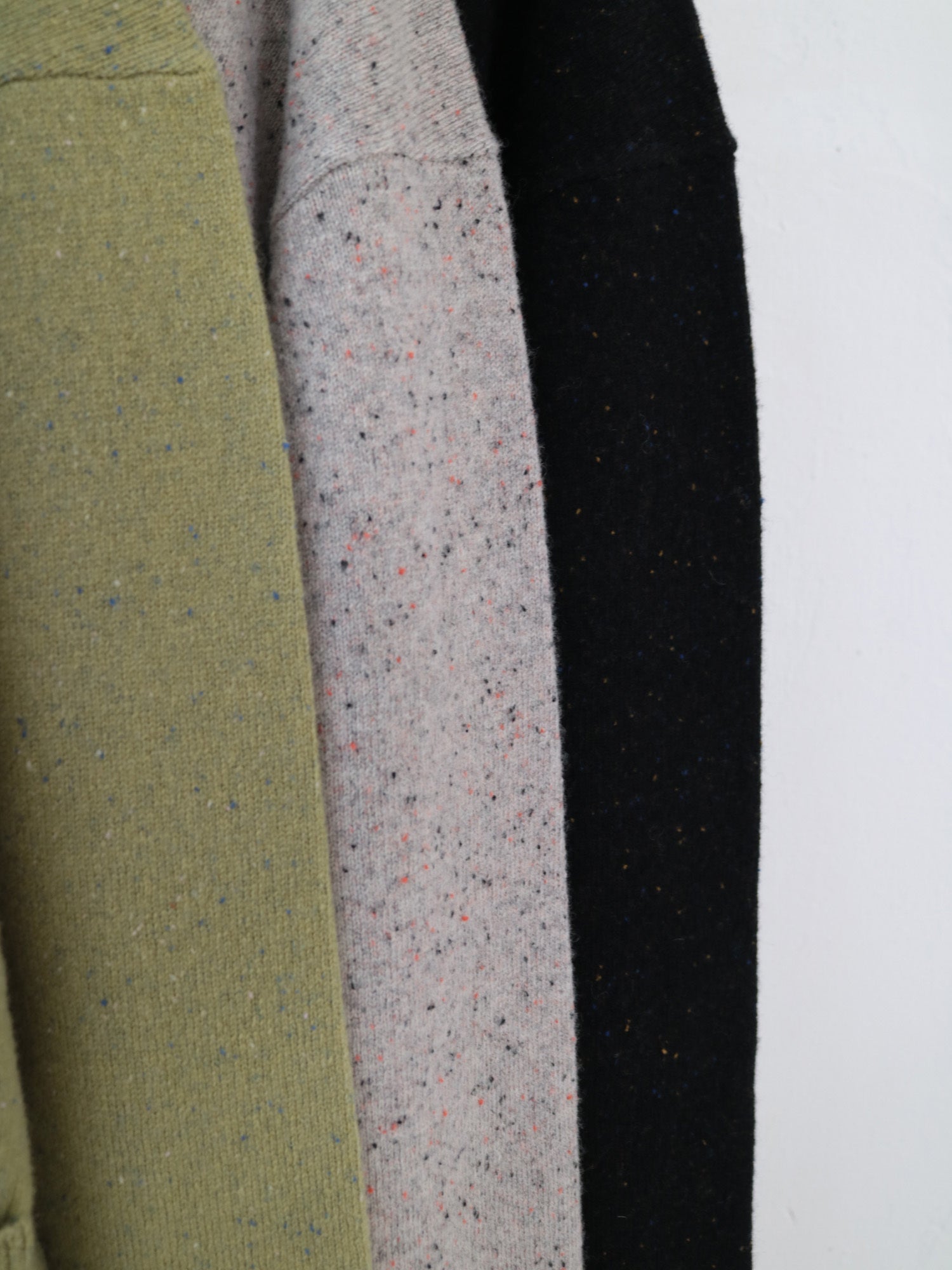 YARRA NEU　カラーネップメリノニットカーディガン　NU-5552-420