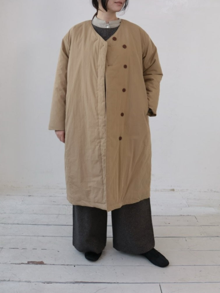 YARRA　ヒヨクステッチ中綿キルトコート　YR-1557-271