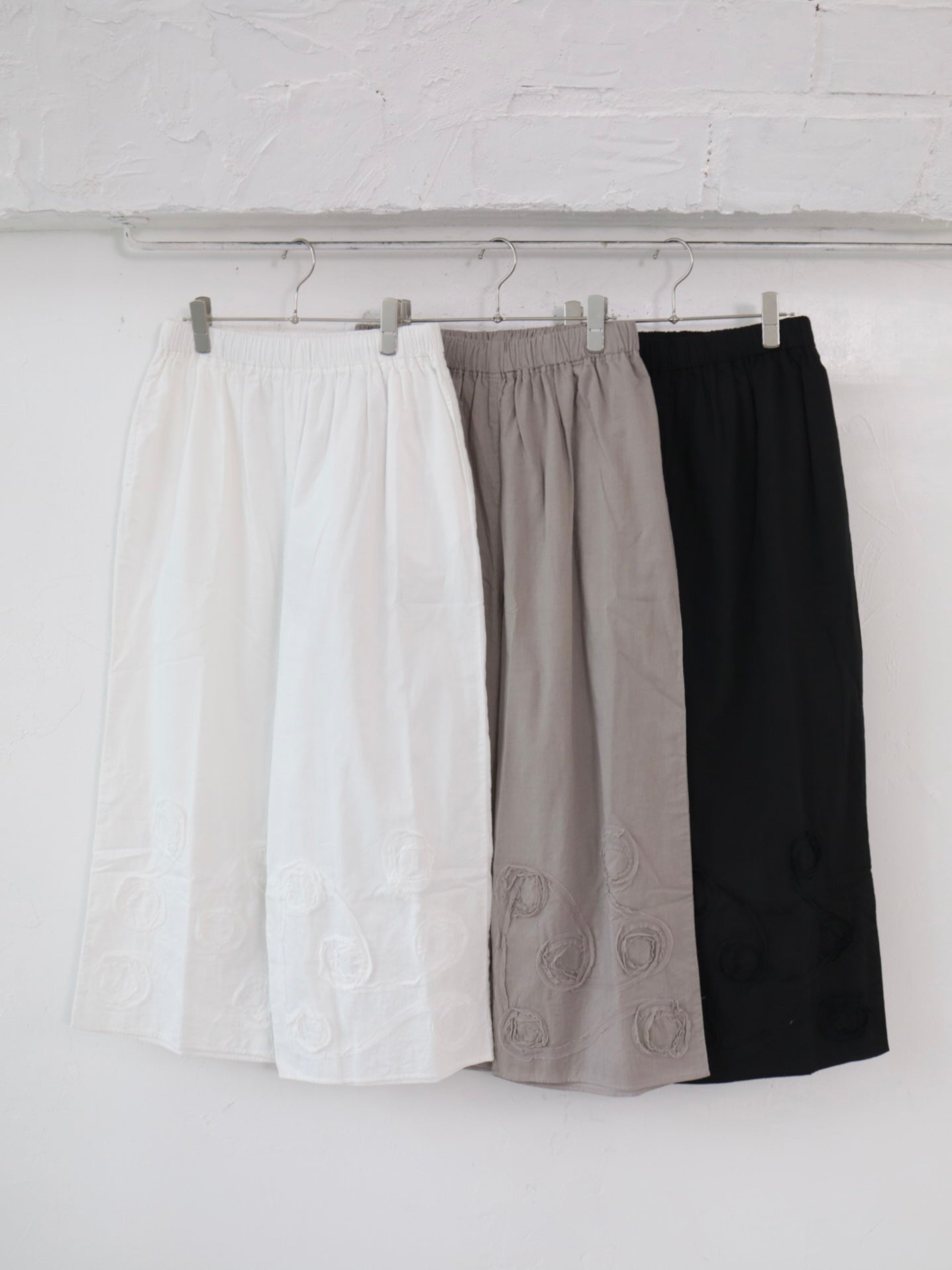 YARRA　INDIAドットテープ刺繍パンツ　YR-1545-209