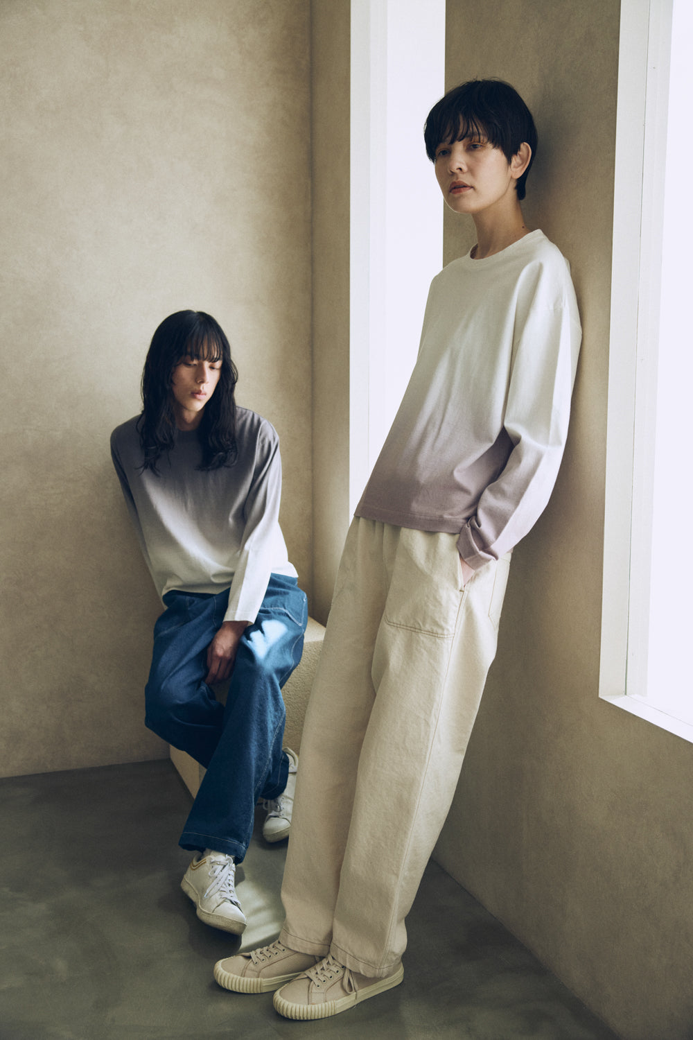 YARRA NEU　12OZムラ糸デニムイージーパンツ　NU-5545-412