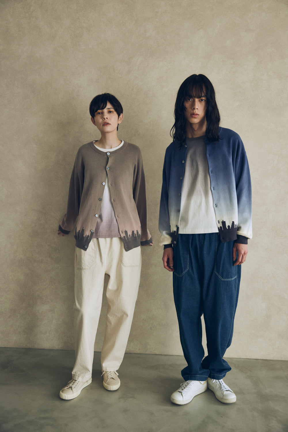 YARRA NEU　12OZムラ糸デニムイージーパンツ　NU-5545-412