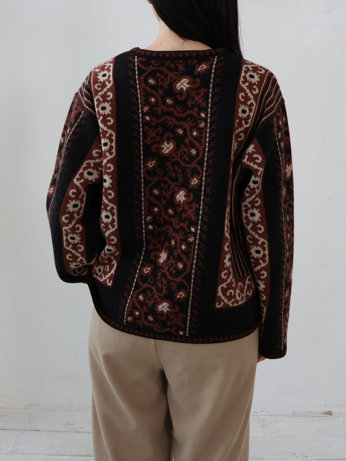 doux bleu　ペルシャJQDニットプルオーバー　DB-2652-042