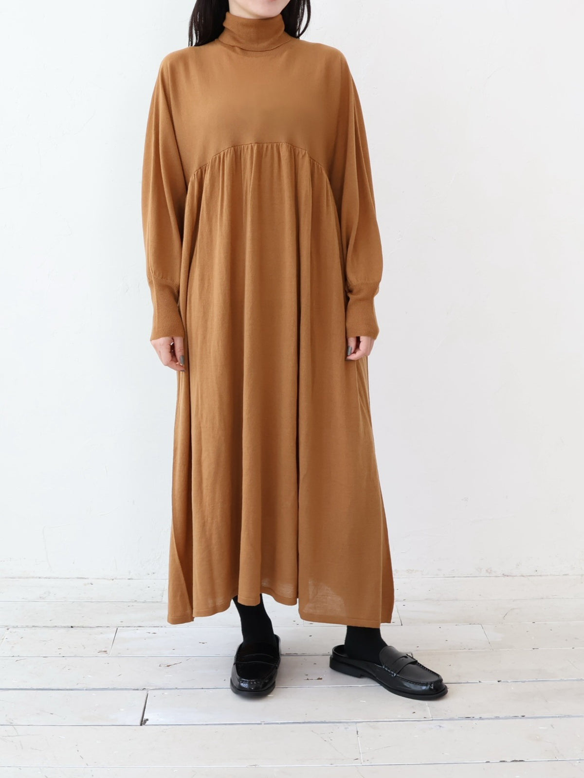 doux bleu　タートルネック ニットワンピース　DB-2654-045