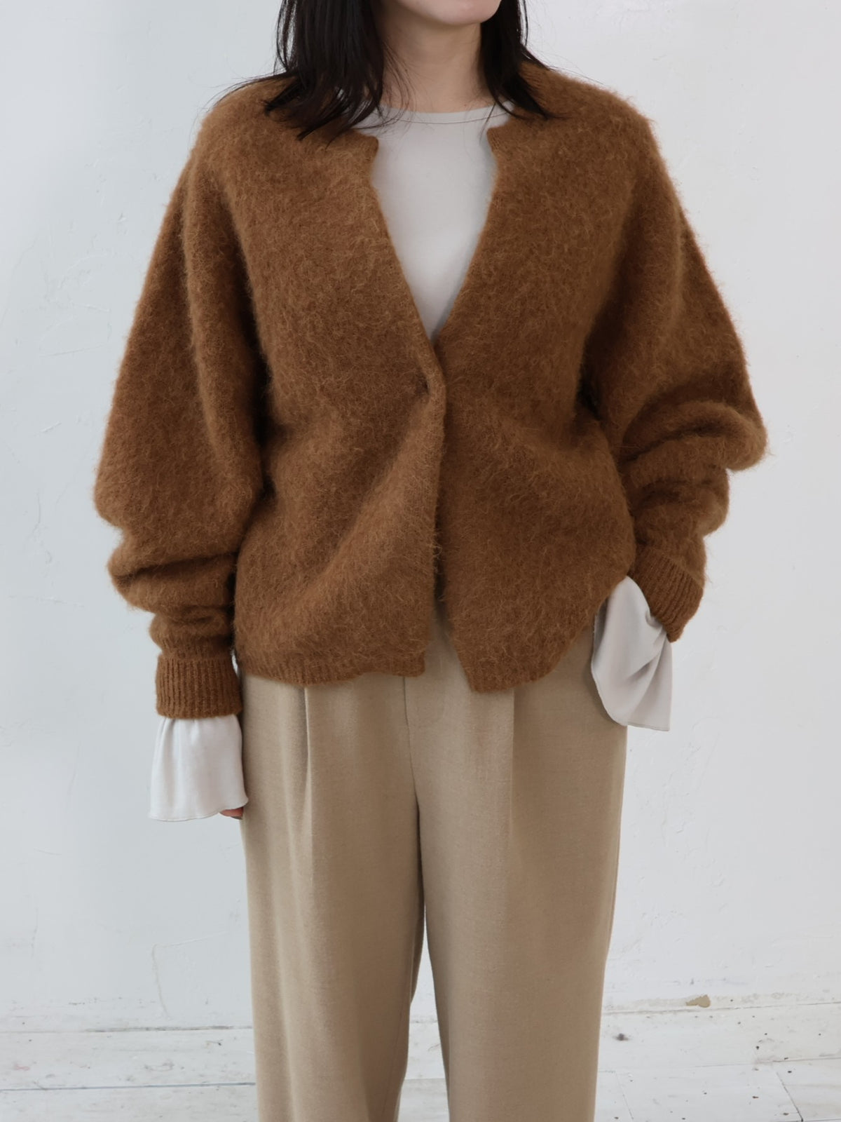 doux bleu　ギャザーカフス カットソー　DB-2651-047
