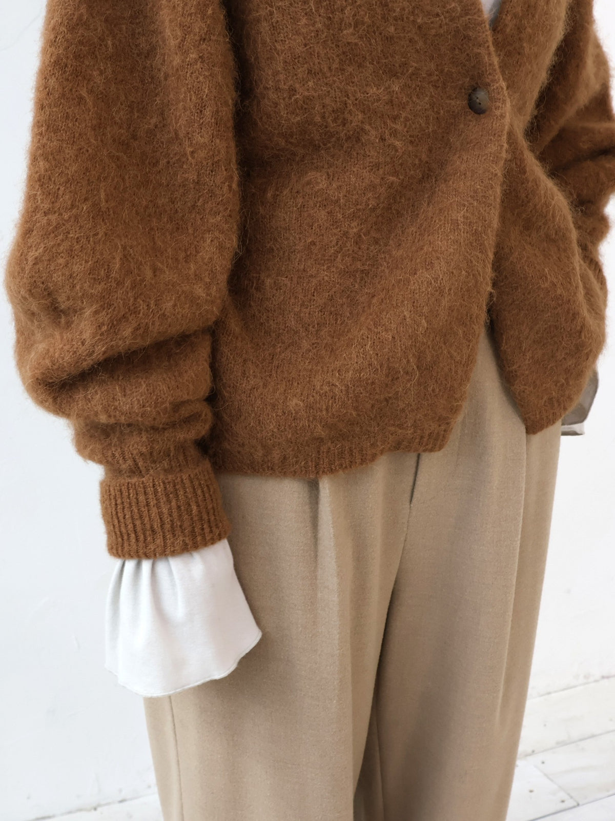 doux bleu　ギャザーカフス カットソー　DB-2651-047