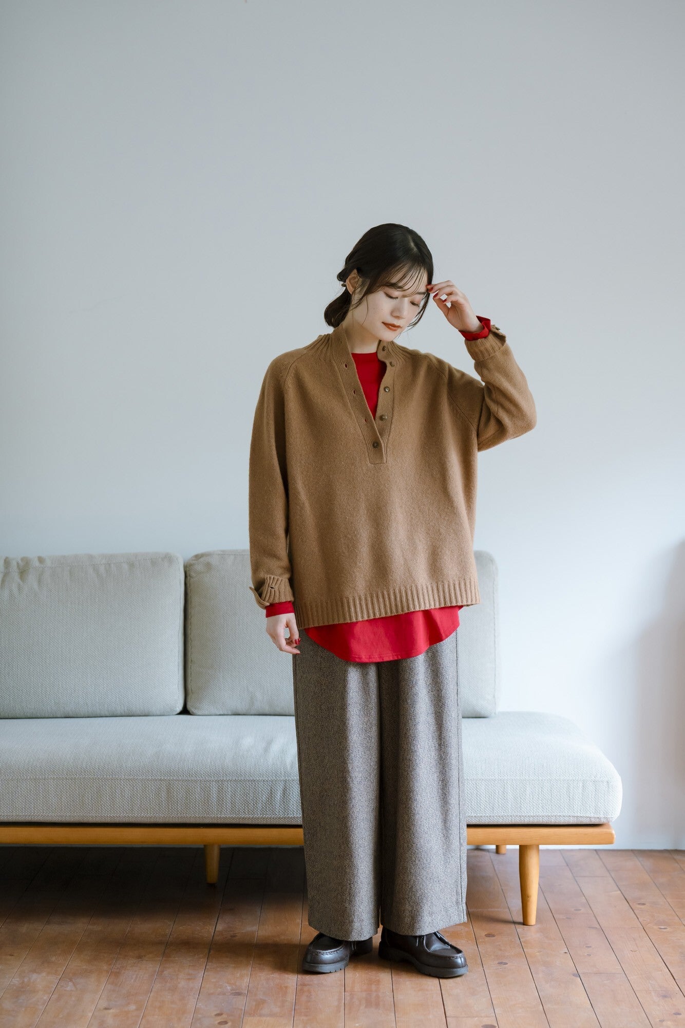 YARRA　ハイネックニットプルオーバー　YR-1552-276