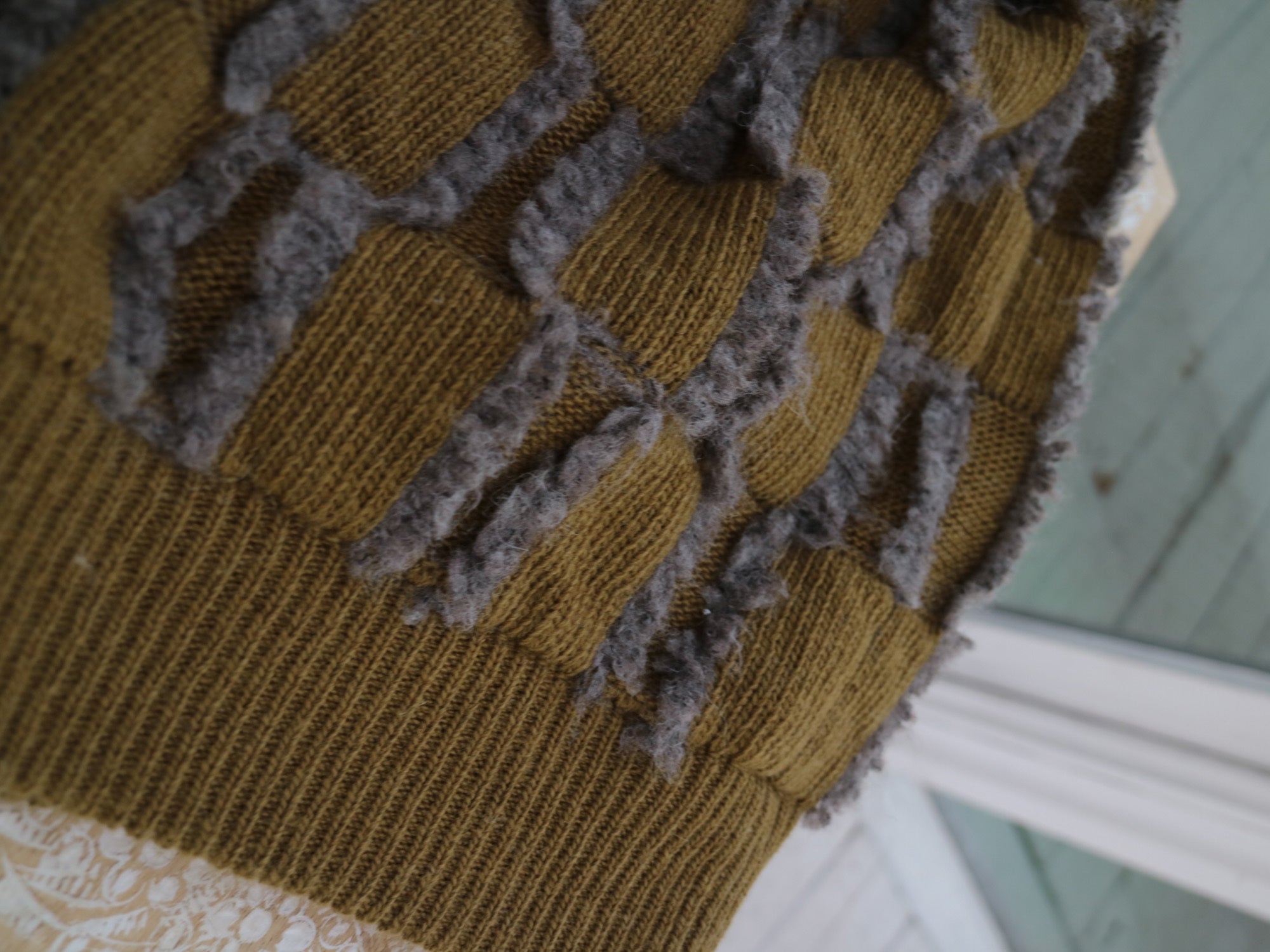 YARRA　フリンジニットプルオーバー　YR-1552-264