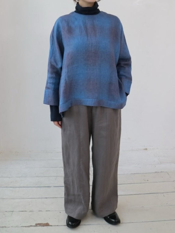 YARRA　リネン100ワイド２WAYブラウス　YR-1543-205