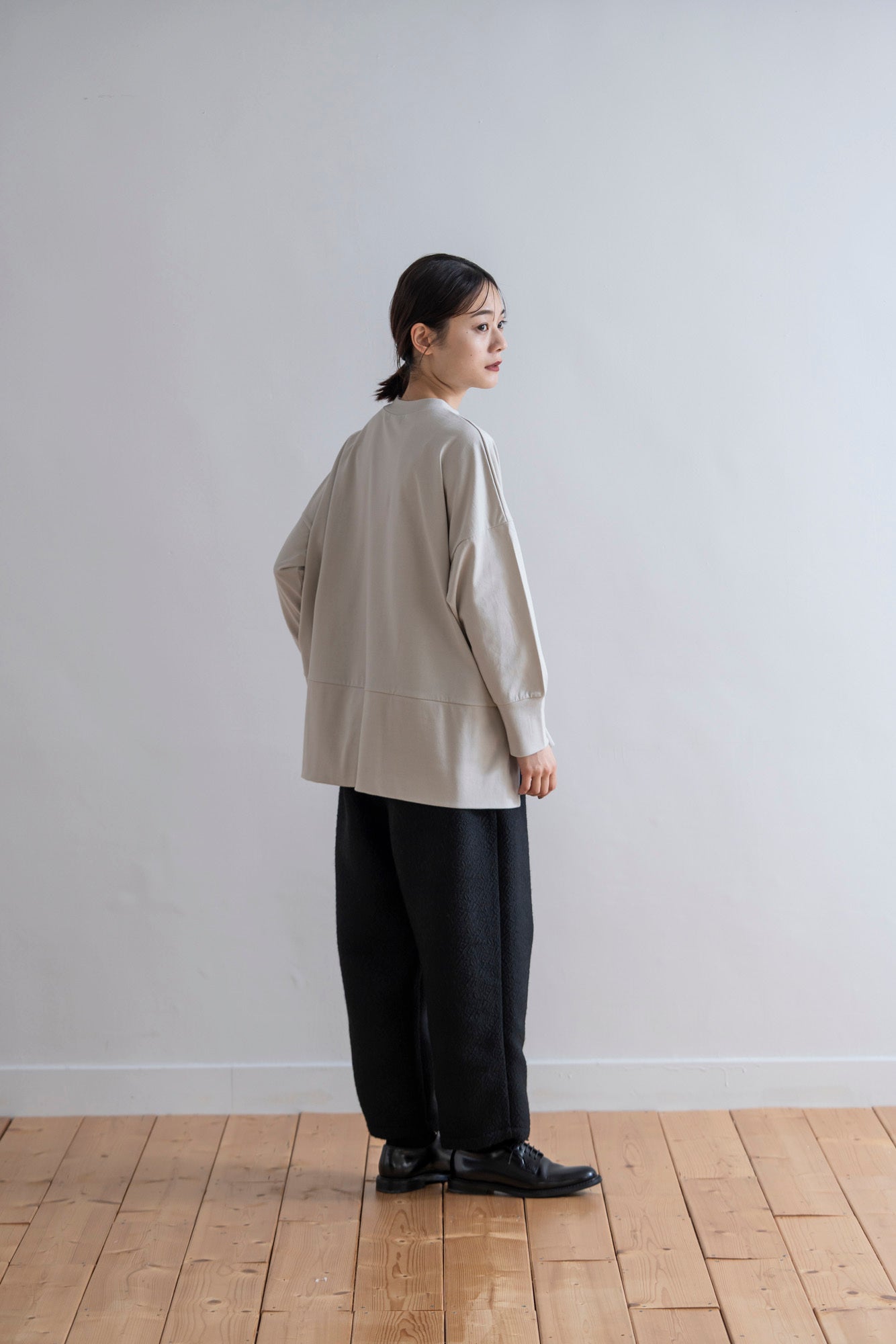 YARRA　コーマ天竺ワイドプルオーバー　YR-1541-223