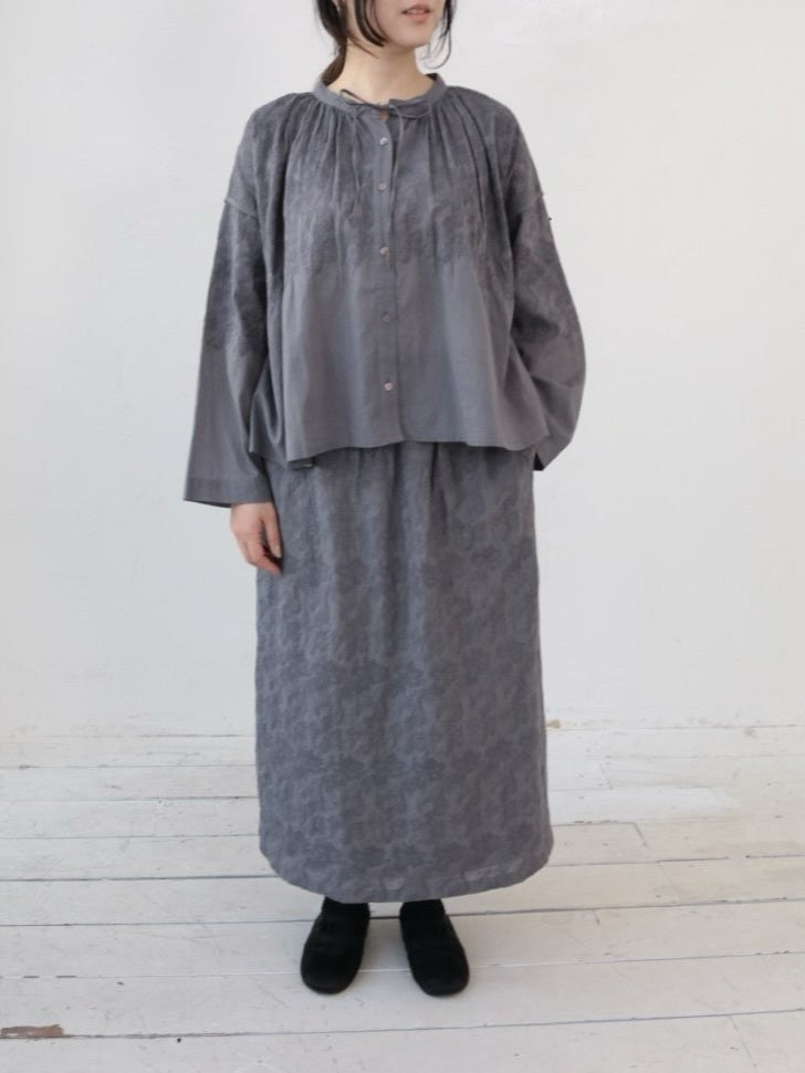 YARRA　INDIAボイル刺繍ブラウス　YR-1553-250