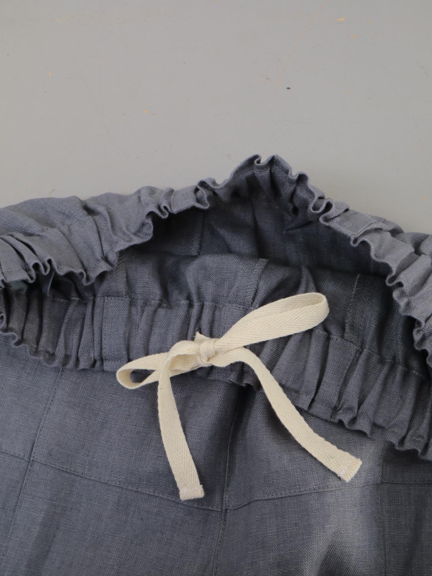 YARRA　リネン100デザインパンツ　YR-1545-216