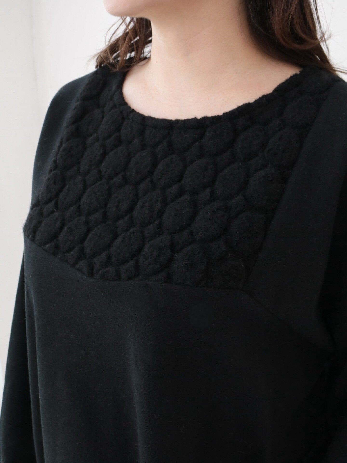 YARRA　パイルジャガード×コットンスムースプルオーバー　YR-1551-263