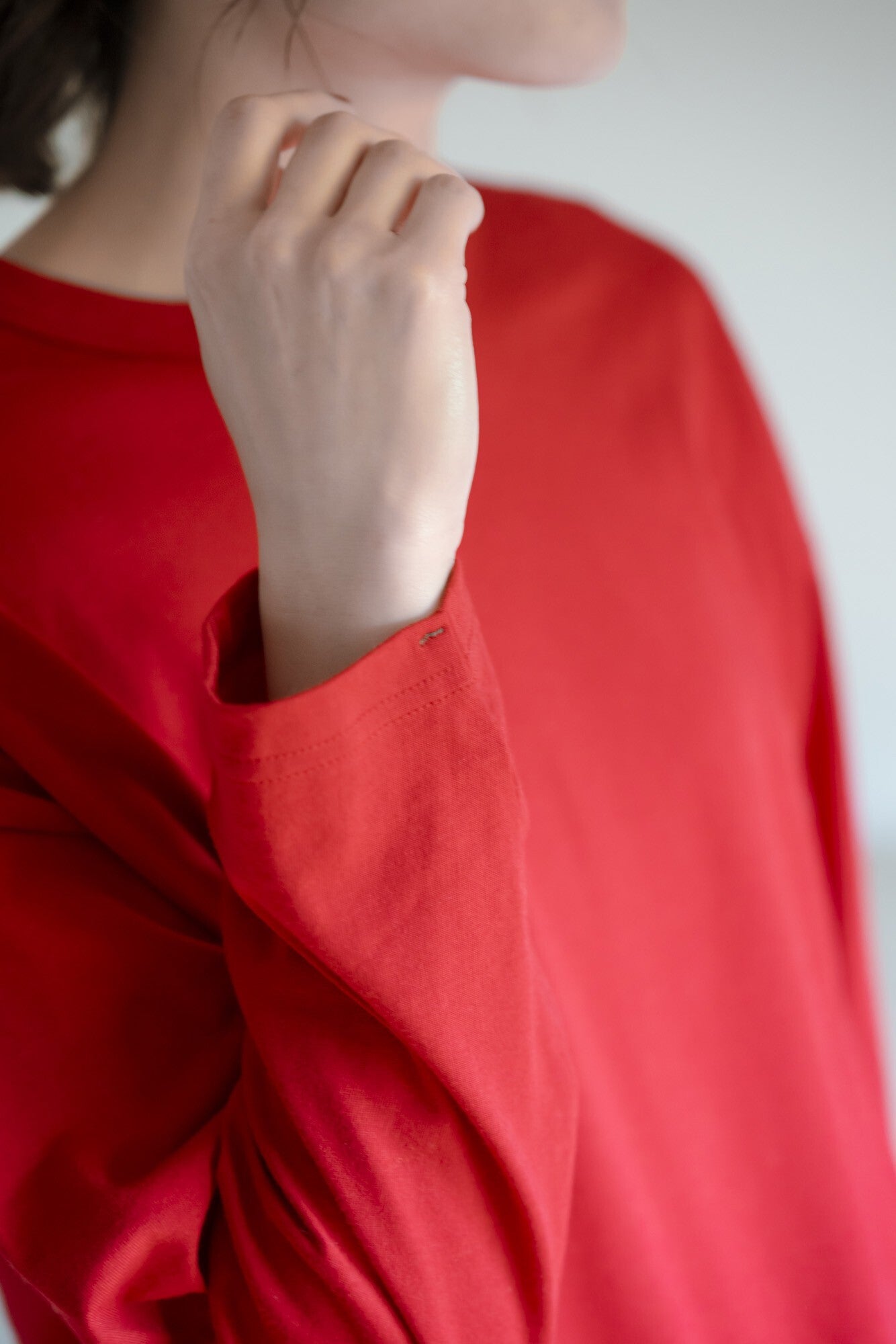 YARRA　ナチュラルソフト天竺ロングカットソー　YR-1551-284