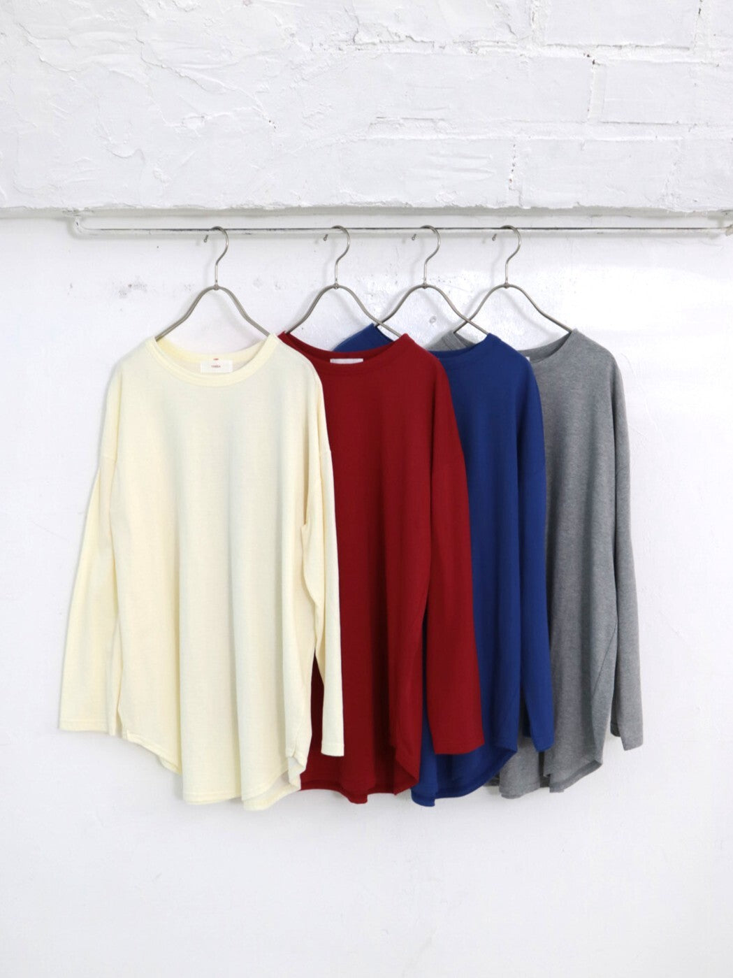 YARRA　ナチュラルソフト天竺ロングカットソー　YR-1551-284