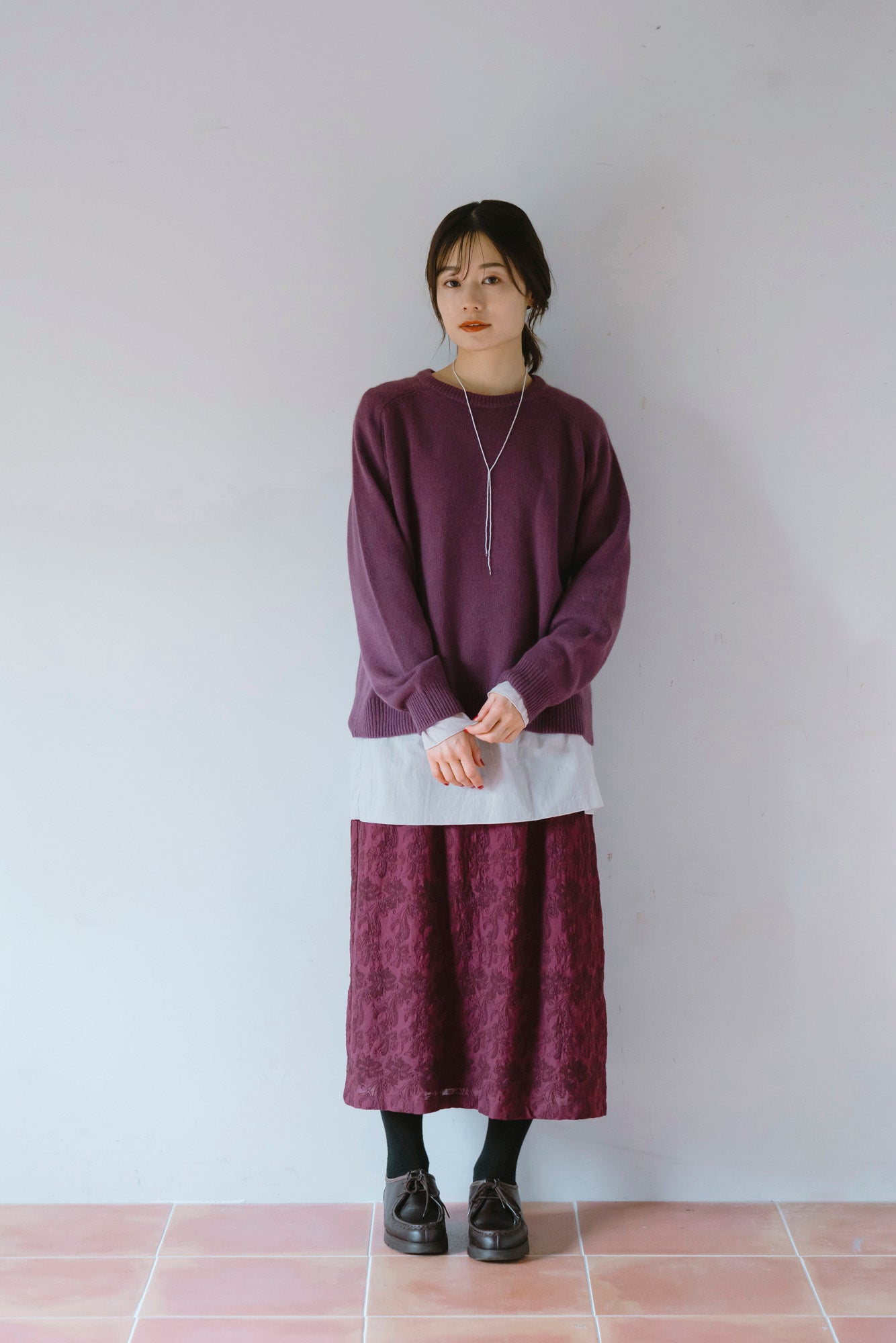 YARRA　INDIAボイル刺繍スカート　YR-1556-251