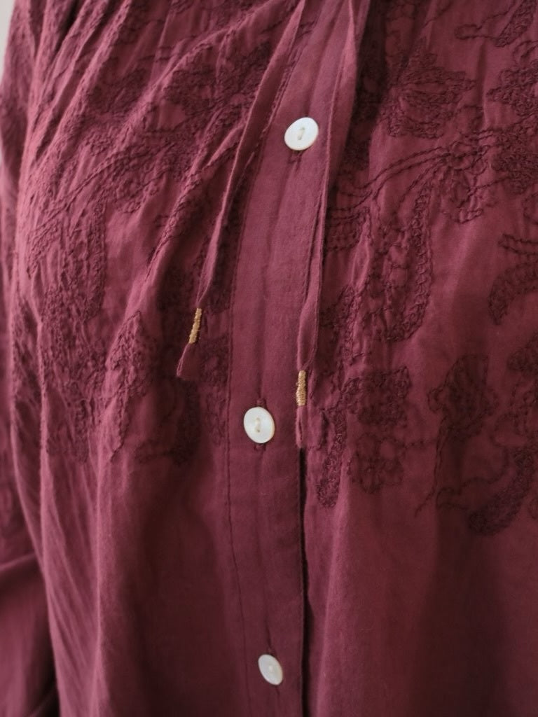 YARRA　INDIAボイル刺繍ブラウス　YR-1553-250