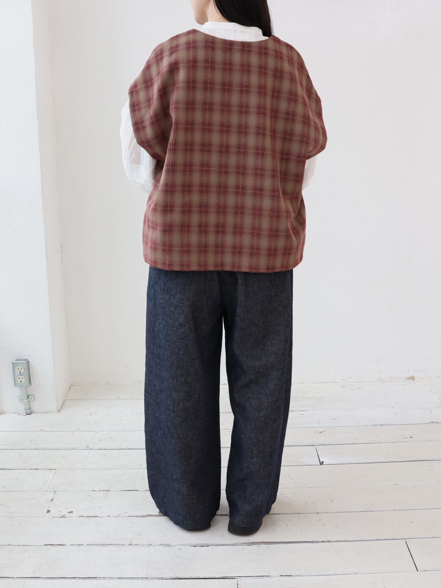 YARRA　リネンコットンストレートパンツ　YR-1645-235
