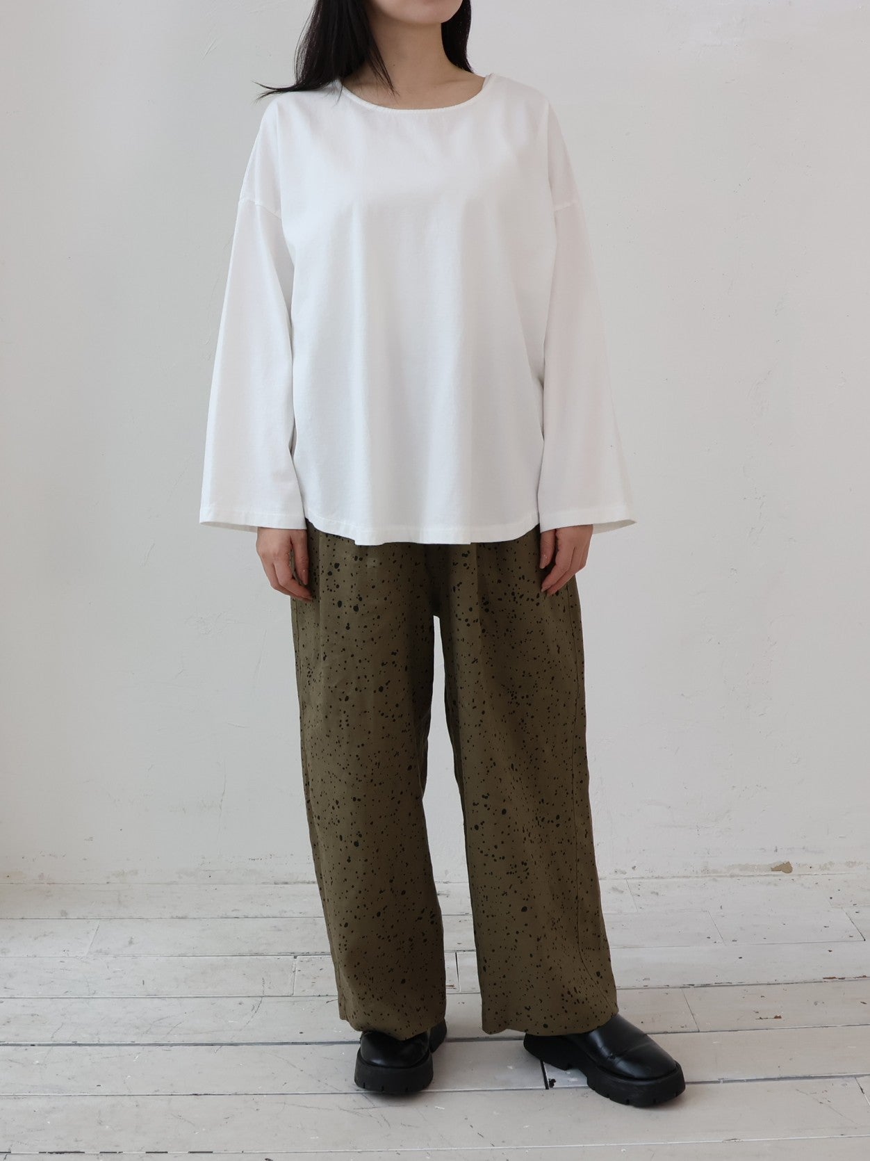YARRA　バックレイヤード風カットソー　YR-1641-207