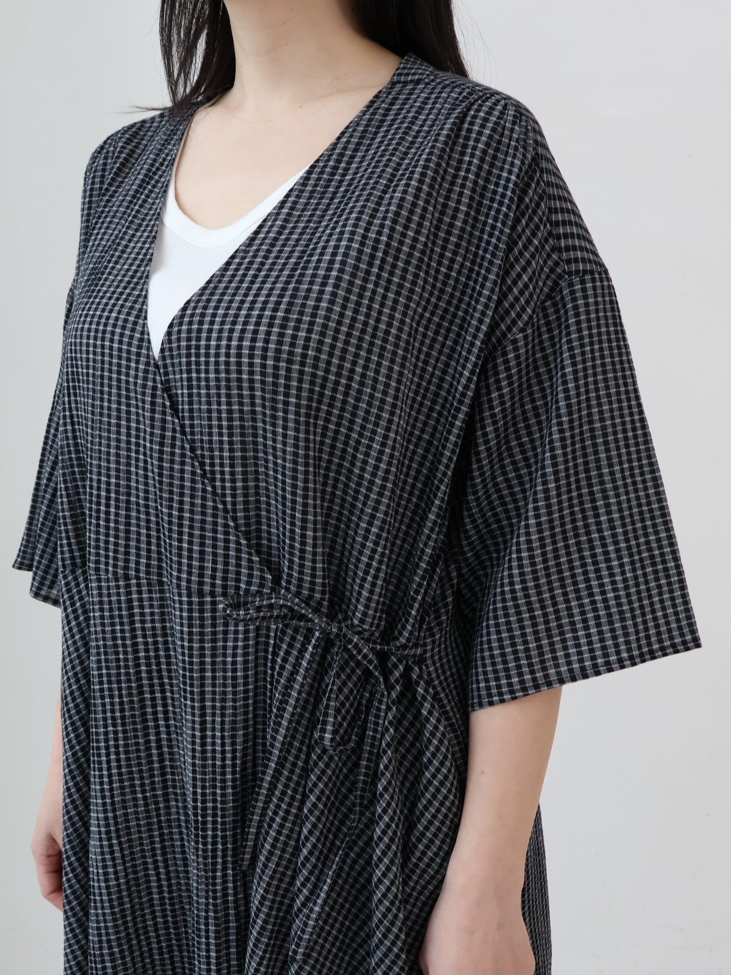 YARRA　シングルガーゼカシュクールワンピース　YR-1644-203
