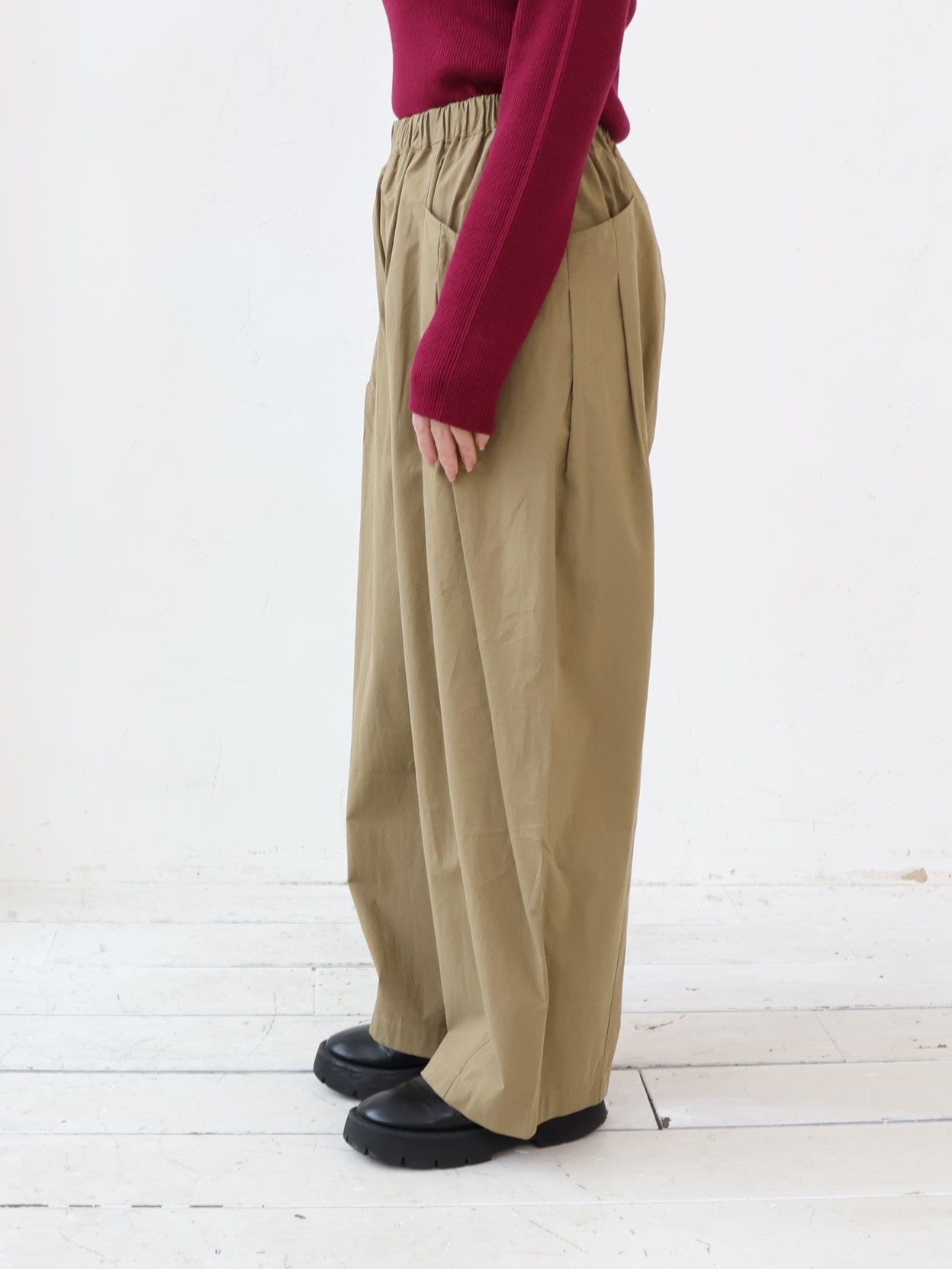 YARRA コンパクトツイルタックパンツ YR-1645-205