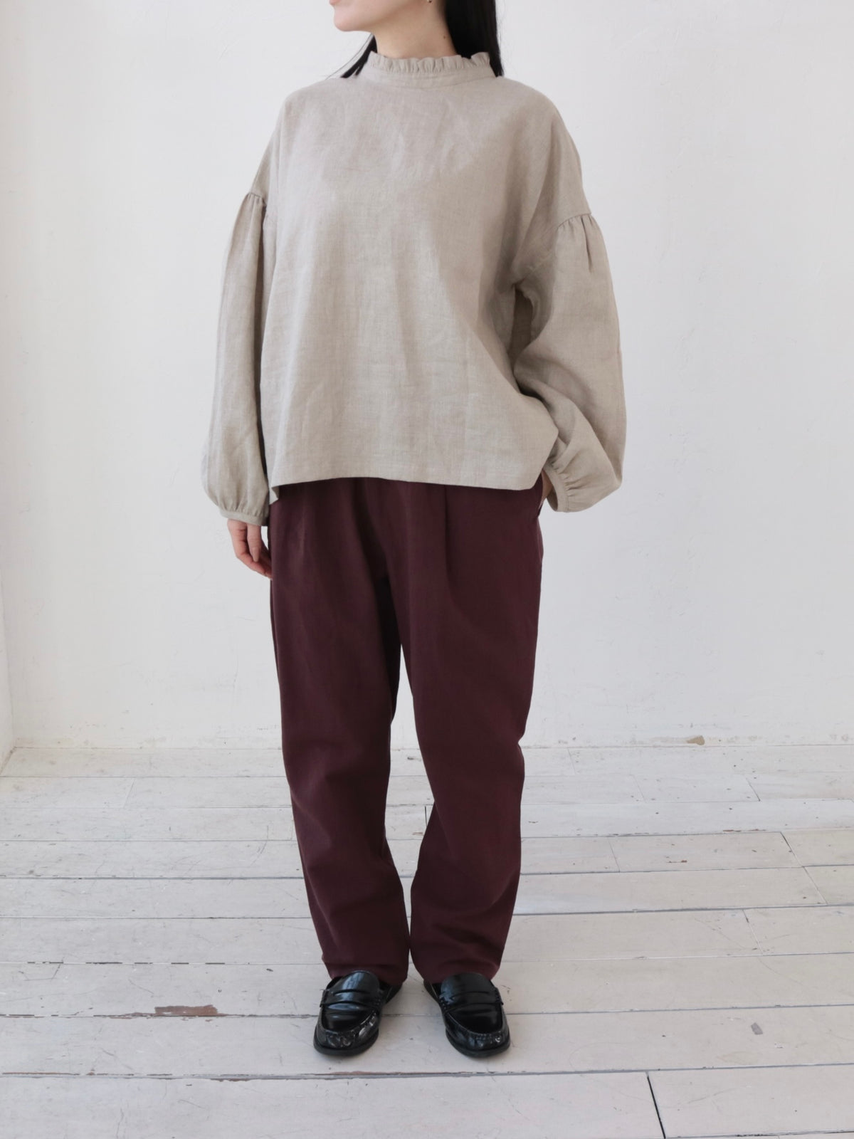YARRA　CLツイルスリムストレートパンツ　YR-1645-228