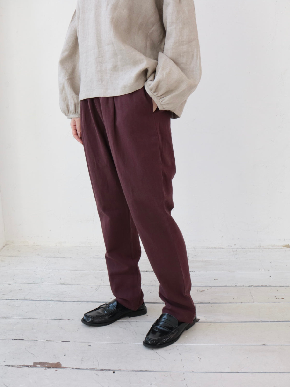YARRA　CLツイルスリムストレートパンツ　YR-1645-228