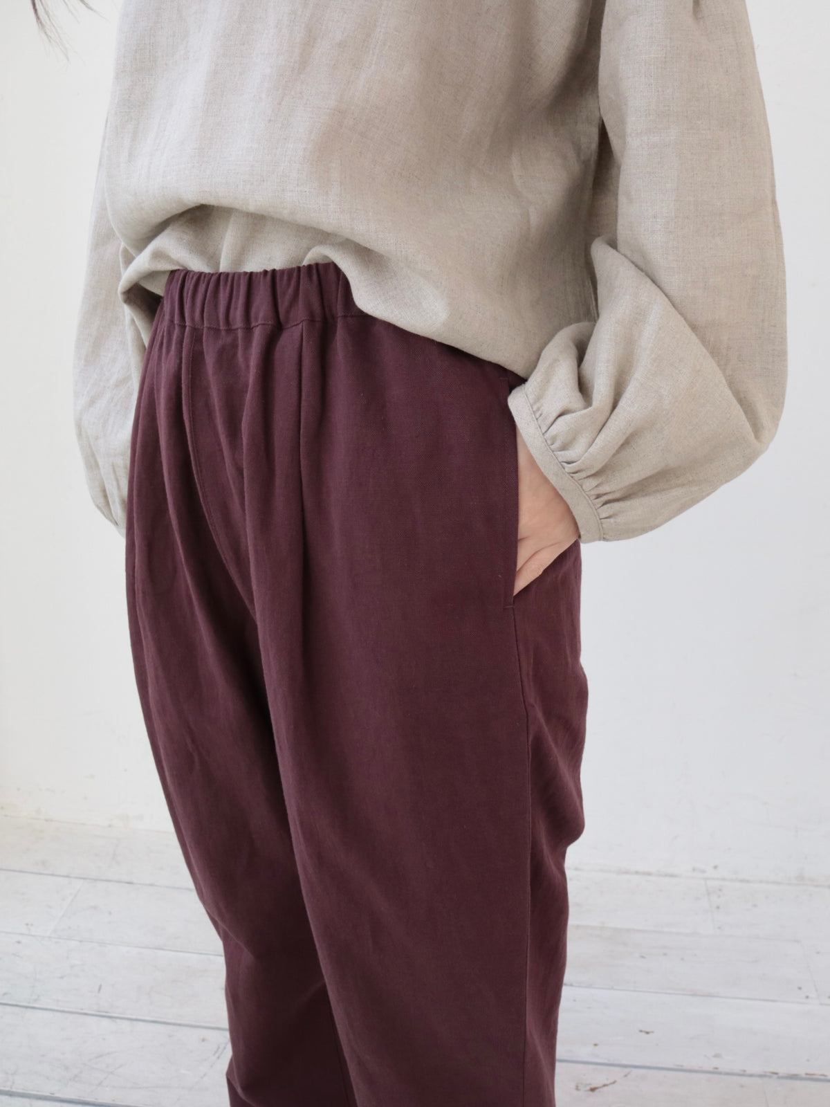 YARRA　CLツイルスリムストレートパンツ　YR-1645-228