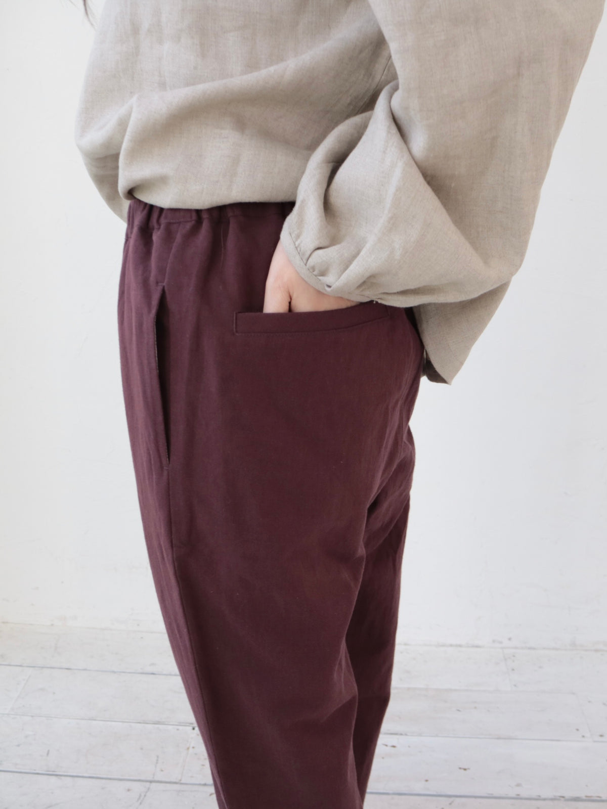 YARRA　CLツイルスリムストレートパンツ　YR-1645-228