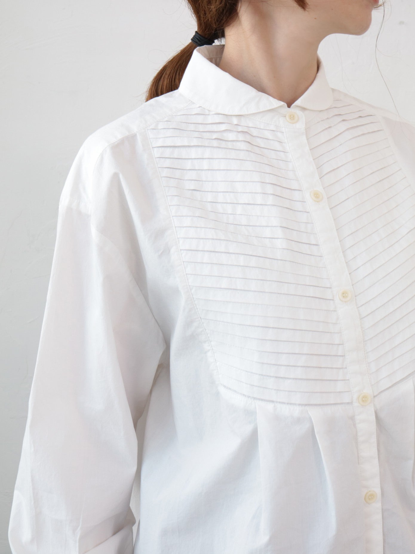 doux bleu　ピンタック ブラウス　DB-2553-049