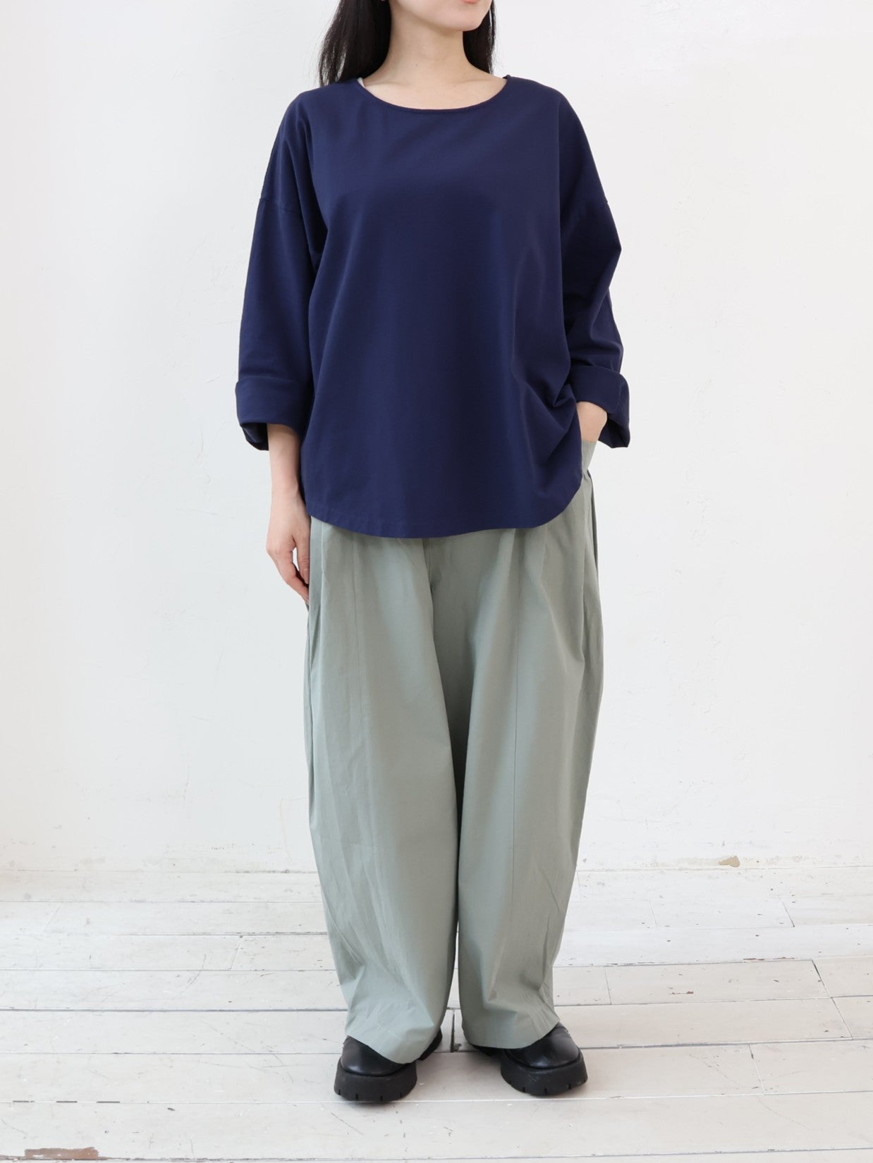 YARRA　バックレイヤード風カットソー　YR-1641-207