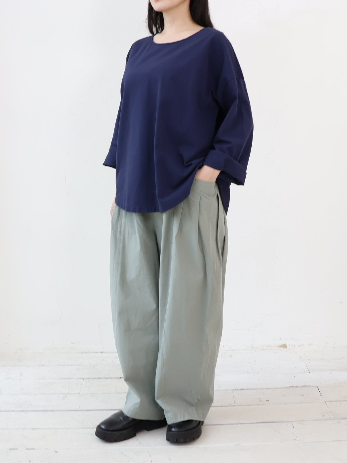 YARRA　バックレイヤード風カットソー　YR-1641-207