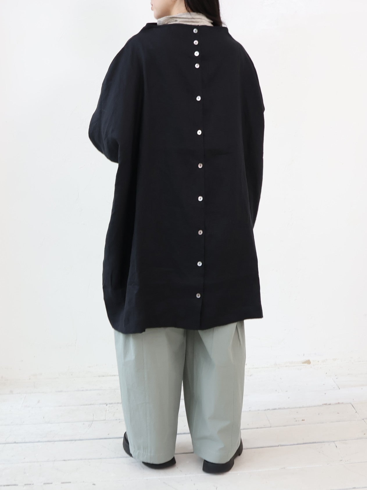 YARRA　２WAYハイネックドルマンワンピース　YR-1644-227