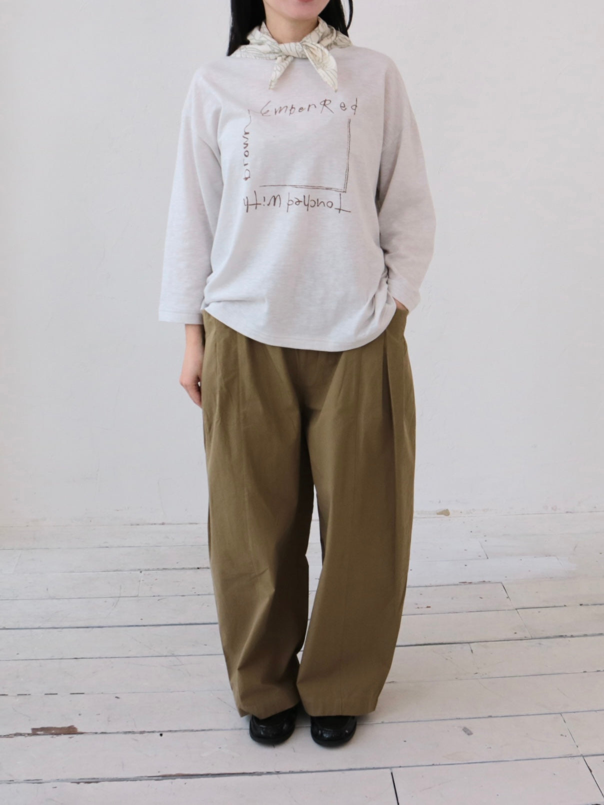 YARRA　INDIAプリントスカーフ　YR-1649-216